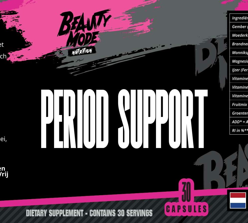 BM Nutrition - Beast Mode Nutrition - Supplement - Period Support - omschrijving